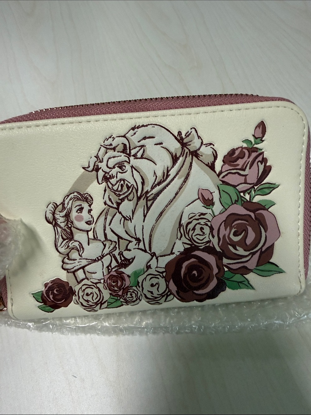 Loungefly Beauty and the Beast Floral Wallet